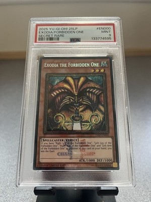 Exodia World Championship 2025 Secret Emblazoned Rare (PSA 9) | eBay