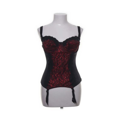 Ulla Dessous, Korsett, Größe: 105B, model: art.2485 b, Schwarz/Rot, Damen #6Vz