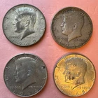 Silver Half Dollar Coin Lot Of 4 1964 - 1969