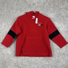 Montreal Canada Hoodie Boys Med Red Fleece Logo Sweatshirt
