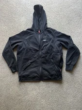 Milwaukee M12 Heated Gear Hoodie Jacket Full Zip Black L Workwear flawed blem