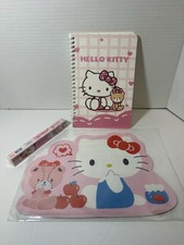 Hello Kitty Soft Cover Notebook Journal, Hello Kitty Mouse Pad and Sanrio Pen