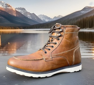 Crown Vintage Men s Simcha Boots - Tan Leather - Men s Size 11.5 - New w/o Box