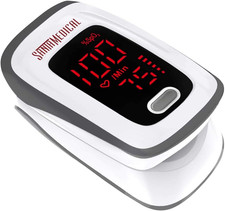 Fingertip Pulse Oximeter, Blood Oxygen Saturation Monitor Spo2 with Pulse Rate