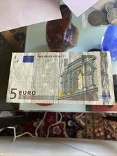 5 Euro - European Union - European Central Bank 2002 Issue, Serial # prefix X.