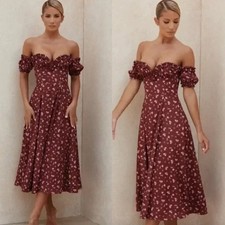 SZ M HOUSE OF CB London "Lauren" MIDI Cottagecore Fairy Whimsigoth WORN ONCE