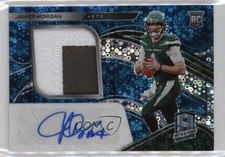 2020 Panini Spectra Rookie Neon Blue Prizm 7/60 James Morgan Patch Auto 0zg6