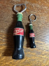 Coca-Cola Wood Bottle Opener / Beer Bottle Opener / Key Chain / Zipper Pull