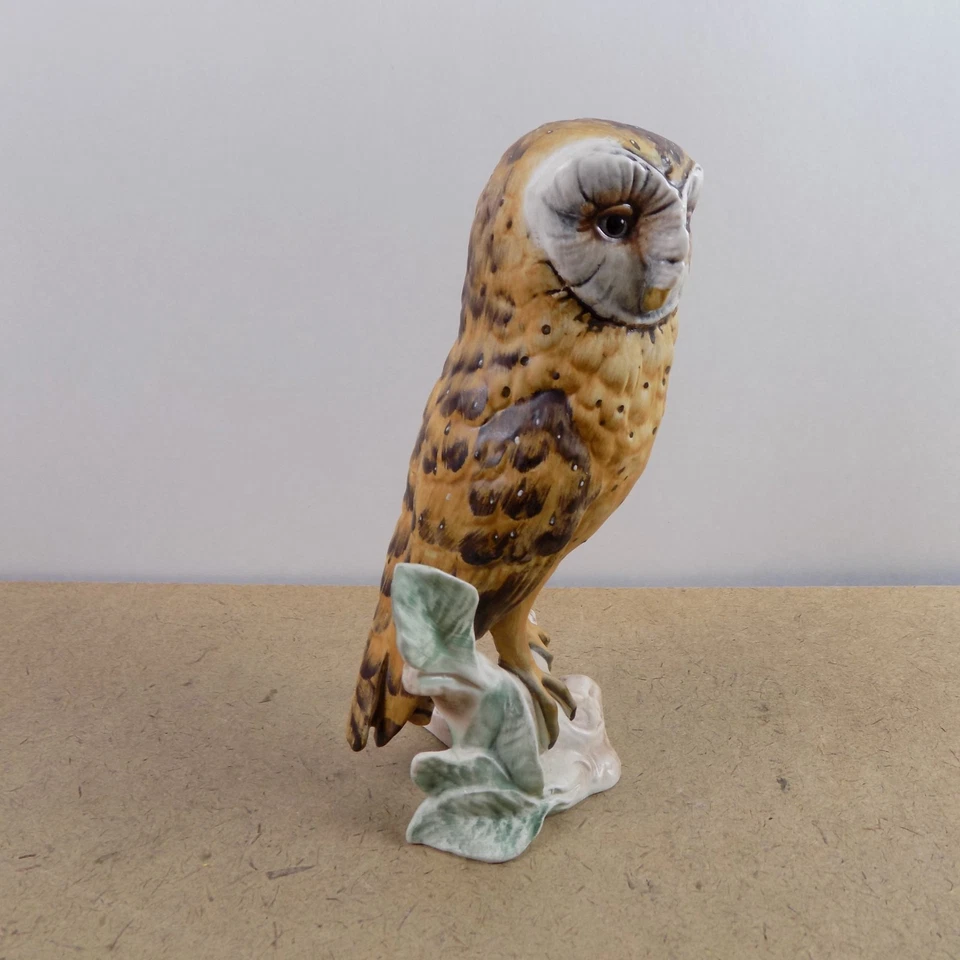 Goebel Figurine 6" Barn Owl 1975 33 137-16 W. Germany Porcelain - Image 3 of 4