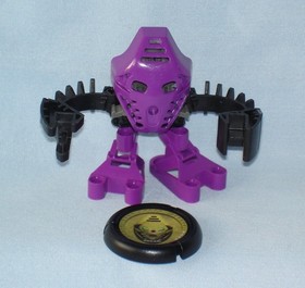 2001 McDonalds Lego Bionicle TOHUNGA - Toa Matoran Set with 6 Discs + Comic Book