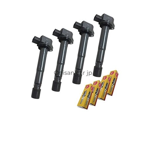 Ms Parts S2000 AP1 Direct Ignition Coil and NGK Spark Plugs PFR7G-11S Set of