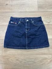 Tommy Hilfiger Jean Mini Skirt Size 3 Y2K Denim Tommy Girl