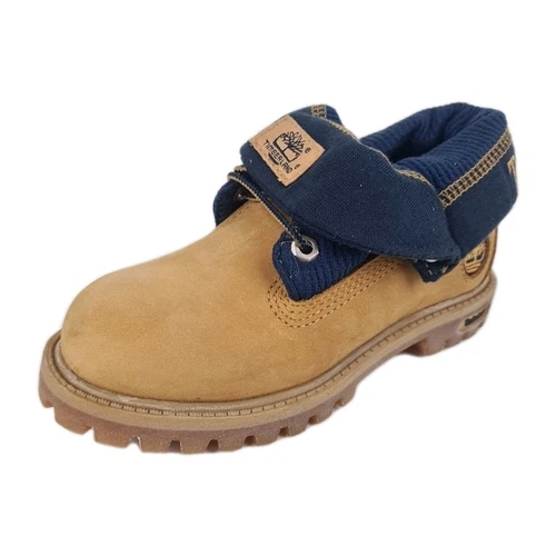 ? Stivali Timberland Roll Top Termici per Bambini 29856 Pelle di Grano Taglia 11