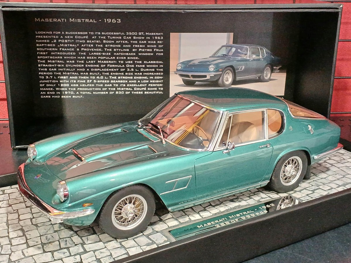 特価 MINICHAMPS (1/18) マセラティ Mistral Minichamps Maserati Mistral 1963 1/18 Minicar | eBay