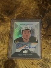 19/20 UD TRILOGY ZACH SENYSHYN #140 ROOKIE PREMIERES L3 RC AUTO /49 Inscribed