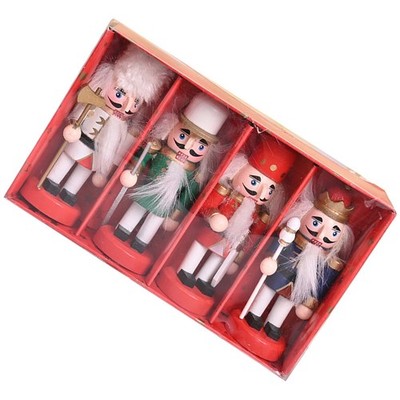 4 Pcs Nussknacker-anhänger Nussknacker-Figuren Nussknacker-