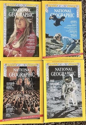 Entire 1969 National Geographic Complete Set With Sounds Of Space Record