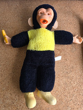 Vintage 50  s/60  s Zippy Monkey Mr. Bim With Banana Stuffed Plush 18  Howdy Doody