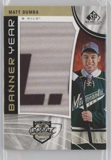 2019-20 Upper Deck SP Game Used Banner Year Draft 2012 Matt Dumba #BD12-MD q2b