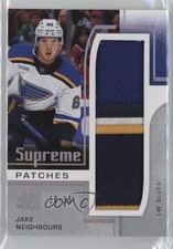 2024-25 Upper Deck SP Game Used Supreme /15 Jake Neighbours #SP-JN Patch 02q2
