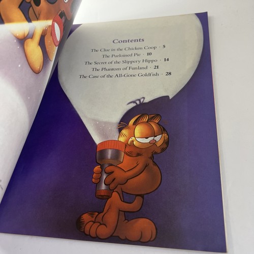 Garfield's Tales of Mystery 1991 Paperback Jim Davis PAWS, INC 8"X11" - Picture 5 of 7