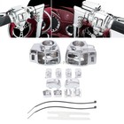 Chrome Switch Housing Kit 10 Switch Cap For Harley FLHTCU FLHTK FLTR FLTRU 96 13