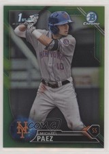 2016 Bowman Draft Chrome Picks Green Refractor 31/99 Michael Paez #BDC-115 4h5