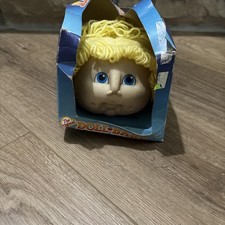 1984 Original Doll Baby Blonde Hair BLUE EYES Doll Head DIY