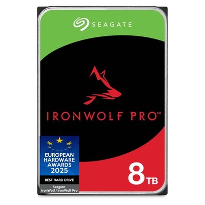 Seagate IronWolf Pro 8TB Enterprise Interne NAS HDD CMR 3,5 Zoll SATA 6GB/s