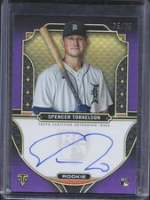 2022 Topps Triple Threads Spencer Torkelson Rookie Auto Amethyst 75/75