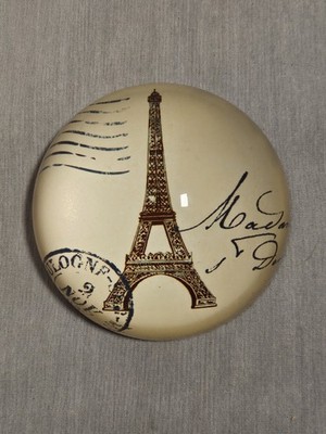 Eccolo World Traveler Collection Glass Paperweight, Eiffel Tower
