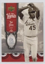 2006 Upper Deck All-Time Legends Bob Gibson #ATL-18 HOF 1cl0