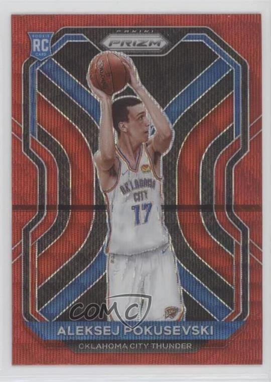 2020-21 Panini Prizm Ruby Wave Prizm Aleksej Pokusevski #264 0f72