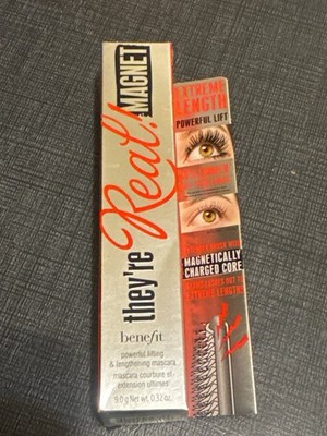Benefit Cosmetics Black THEY'RE REAL Lengthening Mascara - FULL Size 0.32 oz