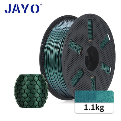 JAYO 3D Printer Filament PLA Galaxy 1.1KG 1.75mm Shiny PLA Galaxy Green