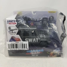 Roblox Jailbreak SWAT Van & Action Figure Set with Exclusive Virtual Item Code