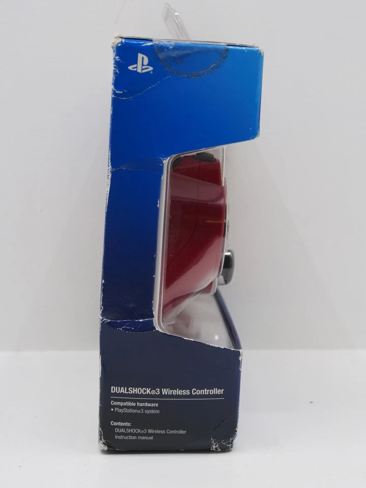 Official Sony PlayStation PS3 DUALSHOCK 3 Controller Red OEM New & Sealed Box! - Image 3 of 4