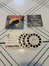 Vintage View Master Wolf Man Reels Booklet Sleeve 3 Disc Set Complete 1978