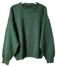 Pullover LOUIS ESTERE de Paris 50% Cotton Grün Gr. 52/54 - bitte Maße beachten!