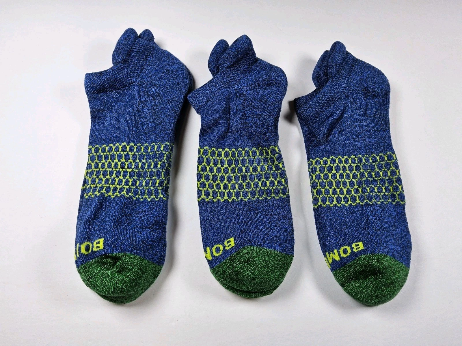 Bombas Original Ankle Socks Lot Of 3 Pairs Size L