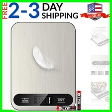 Food Scale, 22lb Digital Kitchen Scale with 6 Units Tare Function  LCD Displ...