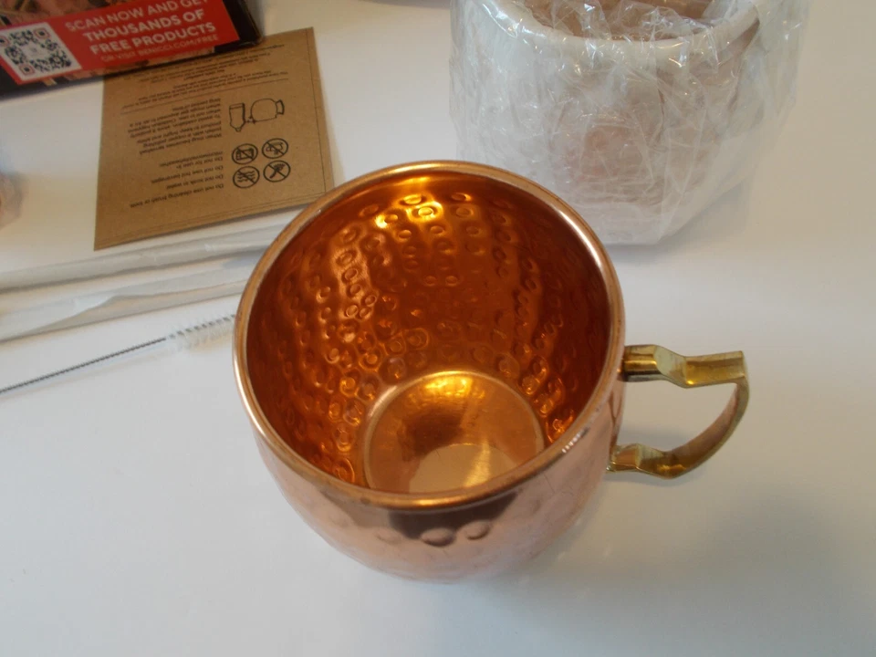 Новый в коробке 100% ручной работы твердого меди подлинный Москва мул медь кружка комплект 4 изделия комплект - Изображение 3 из 4