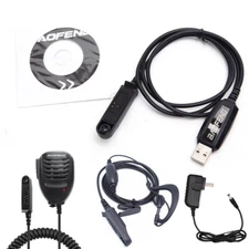 Walkie Talkie Earpiece Headset for Baofeng UV-9R PRO 2 Way Radio Accessories LOT