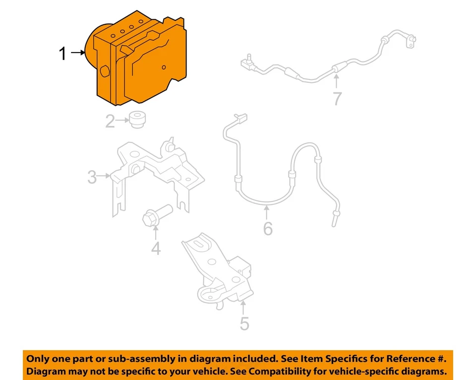 Conjunto de bomba y motor ABS usado se adapta a: Bomba Nissan Cube 2011 AT CVT grado A Foto 3 de 4