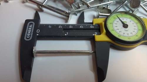 Uñas de madera de acero galvanizado de 3 libras de largo - Imagen 2 de 4