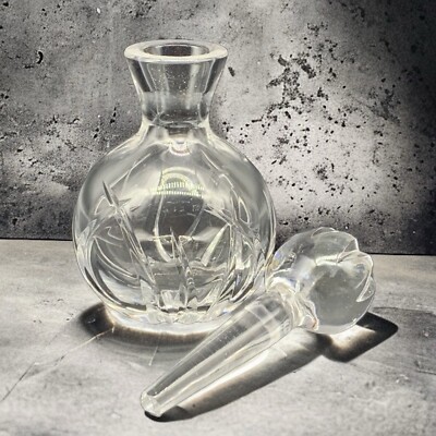 Marquis By Waterford Bloomfield Pattern Perfume Bottle with Stopper Crystal
