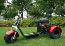 3Plus 3000w/60v Fat Tire Lithium City Coco Electric Tricycle Scooter