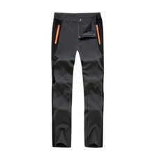 Mens Outdoor Hiking Pants Climb Quick Dry Trousers Sports Casual Black Khaki New