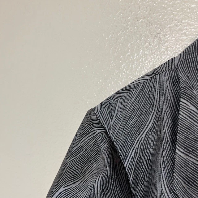 Chaqueta Ming Wang Mujer Abrigo Grande Gran Tamaño Abierto Fornt Arte Gris Foto 2 de 4