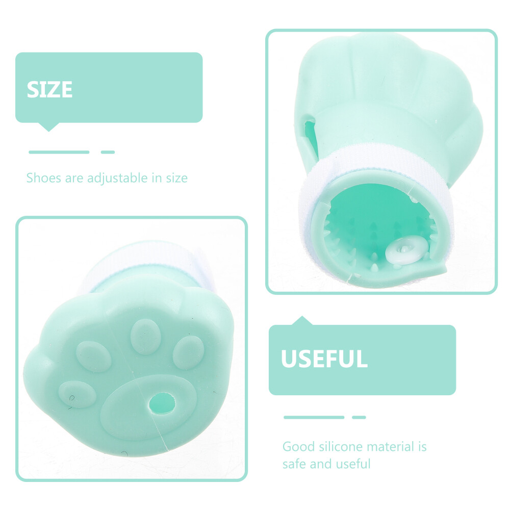 4pcs Protective AntiScratch Grooming Cat Shoes Shoes For Cats Cat